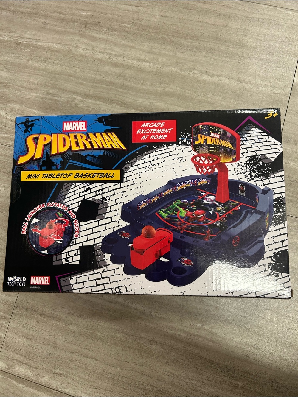 Marvel Spider-Man Mini Tabletop Basketball Game